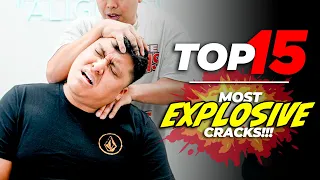 TOP 15: MOST EXPLOSIVE BACK CRACKS!😱🔥| Asmr Chiropractic Adjustment Compilation | Dr Tubio