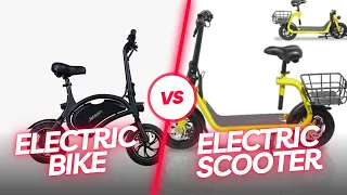 ELECTRIC BIKE vs. ELECTRIC SCOOTER!