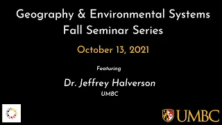 GES Fall 2021 Seminar with Dr. Jeffrey Halverson