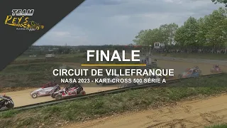 Finale KartCross 500cc A - Trophée NASA 23 - Circuit de Bellevue - Villefranque (64) - 17/09/2023