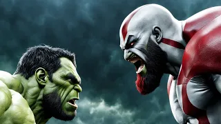 Kratos The God Of War vs Hulk