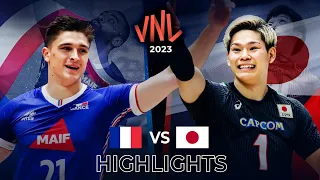 JAPAN vs FRANCE | Highlights | Men's VNL 2023