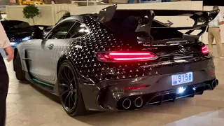 Mercedes AMG GT Black Series 2022 - impressive spec & EXHAUST sound in Monte Carlo