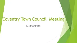 Town Council Special Meeting 3-14-2022