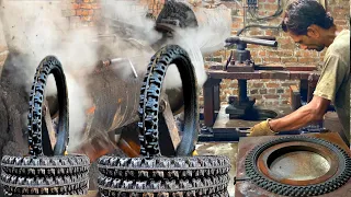 New Technology! Amazing Manufacturing Process of Tires in Local Factory