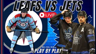 🔵LIVE: WINNIPEG JETS vs. TORONTO MAPLE LEAFS NHL hockey - Play by play | Livestream