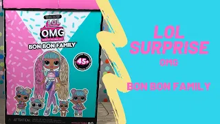 LOL Surprise OMG Limited Edition Bon Bon Family Unboxing Toy Review | Tadstoyreview