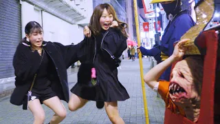 日本人形ゾンビドッキリ~ハロウィン~/Halloween Zombie Scary Prank in Japan ~Horror Night~