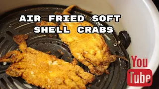 AIR FRIED SOFT SHELL CRABS IN THE NINJA FOODI 11 IN 1