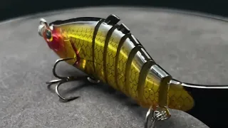 Magic Works Jointed Multi Sections Fishing Lure Sinking Wobblers Jointed Crankbait Realistic Swimbai