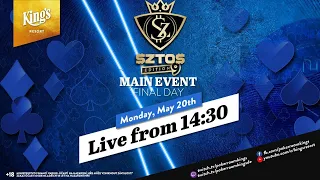 🏆 Final Day of €230 $ZTO$ Main Event live from King's 👑