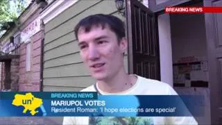 Mariupol Votes: Residents of Donetsk Oblast city able to vote in Ukrainian presidential election