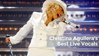 Christina Aguilera's Best Live Vocals