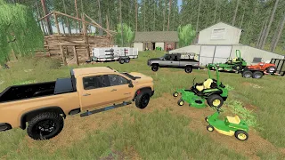 Trading Car Dealership for Abandoned Lawn Business | Farming Simulator 22