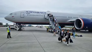 Last Boeing 777-300ER built | Flight from Moscow to Yuzhno-Sakhalinsk | Aeroflot comfort-class