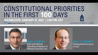 Constitutional Priorities in the First 100 Days