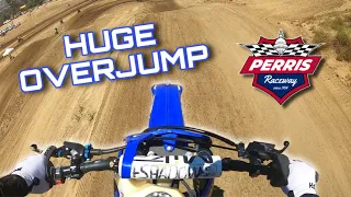 HUGE OVER JUMP! - Ride Day At Perris Raceway