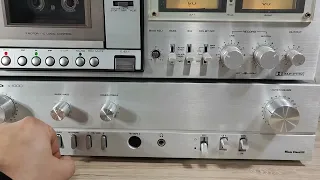 video test amplificatore Grundig V1000 / Tape deck Hitachi  D-580 / tuner McLaren ML-3000