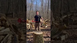 Oddly Satisfying Wood Split!