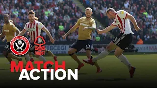 Blades 2-0 Nottingham Forest - match action