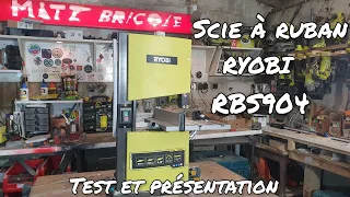 [RYOBI] SCIE A RUBAN RBS904 - Test et présentation