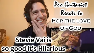 Incredible Solo! - Steve Vai - For the Love of God  - Pro Guitarist Reaction