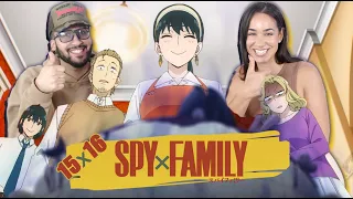 Spy x Family 1x15 and 1x16 REACTION! A New Family Member and Yor's Kitchen!