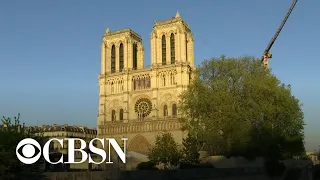 Coronavirus stalls Notre Dame's reconstruction one year after cathedral fire