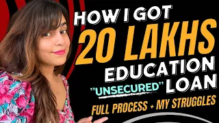 EDUCATION LOAN FOR CANADA🇨🇦WITHOUT COLLATERAL🚫| How I Got 20 Lakhs student loan | Manvi Gangwani