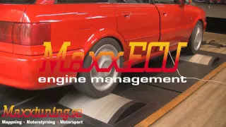 Installation och mappning / Dynotuning MaxxECU - 644WHP Audi RS2 - Maxxtuning AB