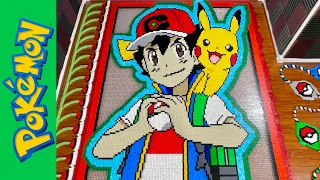 Ash Ketchum - Pokemon Journeys (IN 43,891 DOMINOES!)