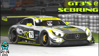 Mercedes GT3 at Sebring Onboard iracing