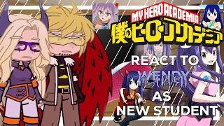 Pro Heroes react to Wendy Marvell as New student of U.A | gacha club | mha x Fairy Tail  1/1 🇧🇷🇺🇲