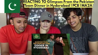 Pakistan Team Dinner in Hyderabad | PCB | MA2A | PAKISTANIS REACTION |