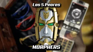 ⚡ LOS 5 PEORES MORPHERS ⚡ - Power Rangers | Armando R.