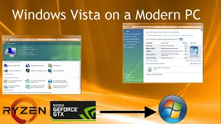 Windows Vista on a modern PC part 1: Installation and simple use