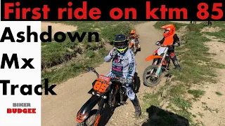 Harleys First ride Ktm sx85 / ashdown motocross track