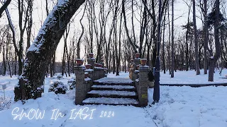 IASI CITY COVERED IN SNOW 2024