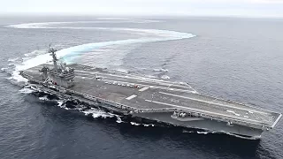 Aircraft Carrier EXTREME Drifting & Donuts – USS Abraham Lincoln High-Speed Turns