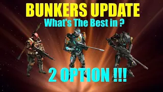 War Commander Bunkers Update The best in / Cadet or Ghost or Jaeger !!!!