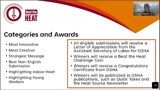 OSHA Beat the Heat Contest- Informational Webinar