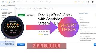 [NEW] Develop GenAI Apps with Gemini and Streamlit: Challenge Lab || GSP517 || SHORT SOLUTION