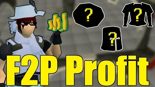 How to Flip in F2P and Make BANK! - OSRS F2P Overnight Flipping Guide