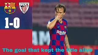 Barcelona VS Athletic Club 2020 || Full Highlights 1080p  ||  English Commentary || ||