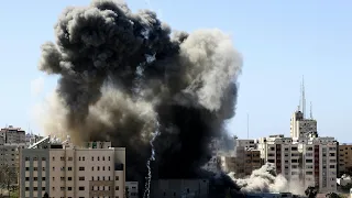 Israel zerstört Hochhaus in Gaza - internationale Medien betroffen | AFP