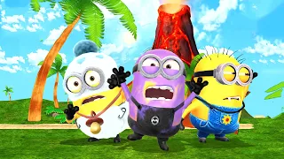 Minion rush Vampire minion Baby minion and Disguised minion at Volcano Island | LEVEL 291-294 Ep 56