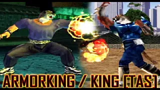 [TAS] Armorking  King Gameplay - Tekken Tag Tournament (Remake)