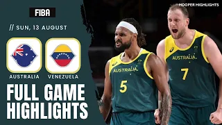 Australia vs Venezuela Full Game Highlights | Aug 13 | 2023 FIBA World Cup
