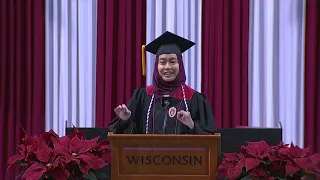 UW–Madison 2019 Winter Commencement - Student Speaker: Lisa Kamal