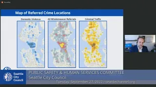 Seattle City Council Public Safety & Human Services Committee 9/27/22